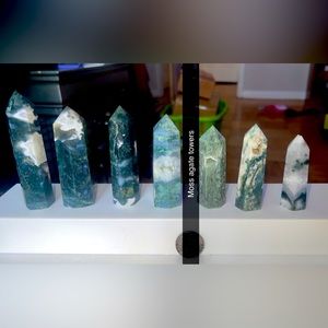 Moss agate tower bundle